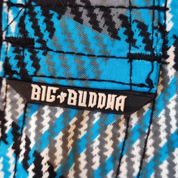 Big Buddha surfer / board short blue plaid men's size 44 - Picture 9 of 10